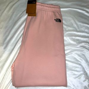 Pink Northface sweatpants